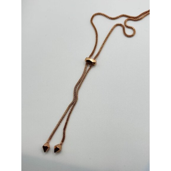 Kendra Scott Filigree Pendant Necklace - Rose Gold Tone - Picture 8 of 10